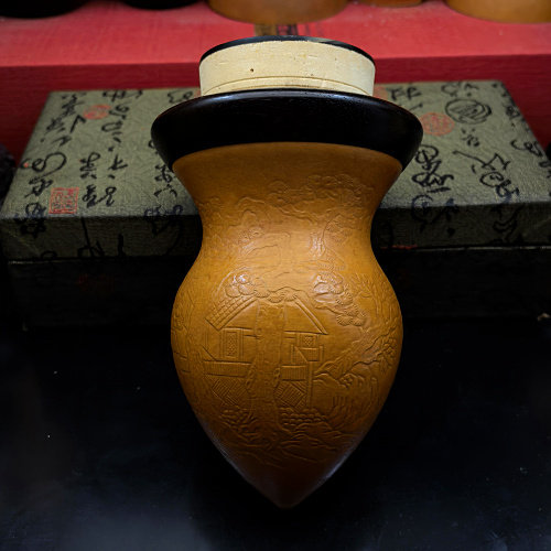 天一阁天津名家满工押花砑花云龙戏珠本长蛉虫扎嘴葫芦鸣虫用具