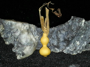 天一阁天然本长天津嘴2.2cm手捻八宝宫廷三庭三亭葫芦M11