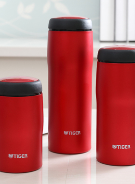 日本原装进口TIGER虎牌新款保温杯240ml商务办公480ml水杯子MJA-B