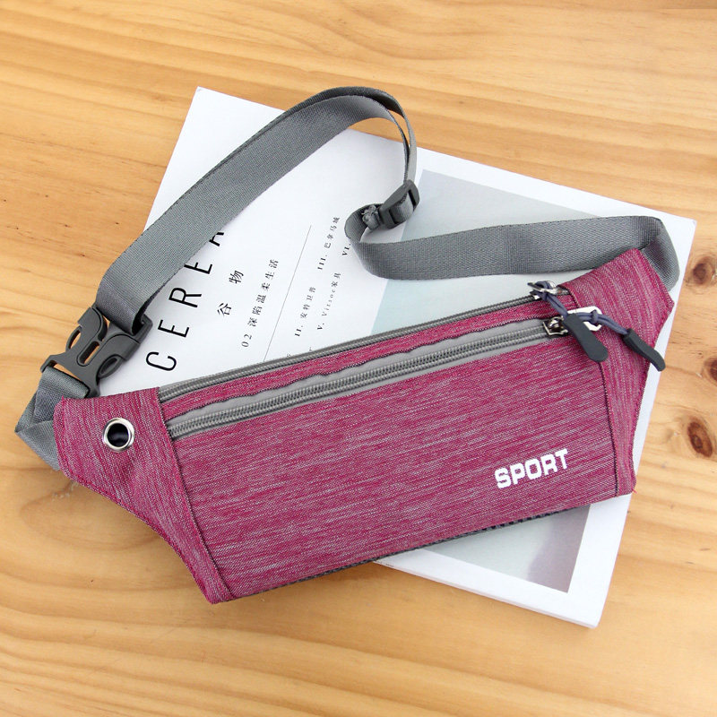 男女休闲通用跑步腰包收款收银收钱生意包女包贴身隐形防盗手机包