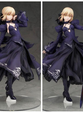 美少女命运之夜fate卑王黑塞巴saber礼服塞巴可换手动漫手办模型