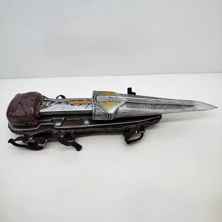 刺客信条电影 1:1 隐藏之刃 袖箭 Cosplay武器道具 腕套摆件