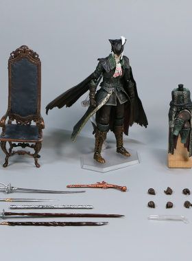 figma 536 DX血源诅咒 星辰钟塔的玛利亚 老猎人 可动手办