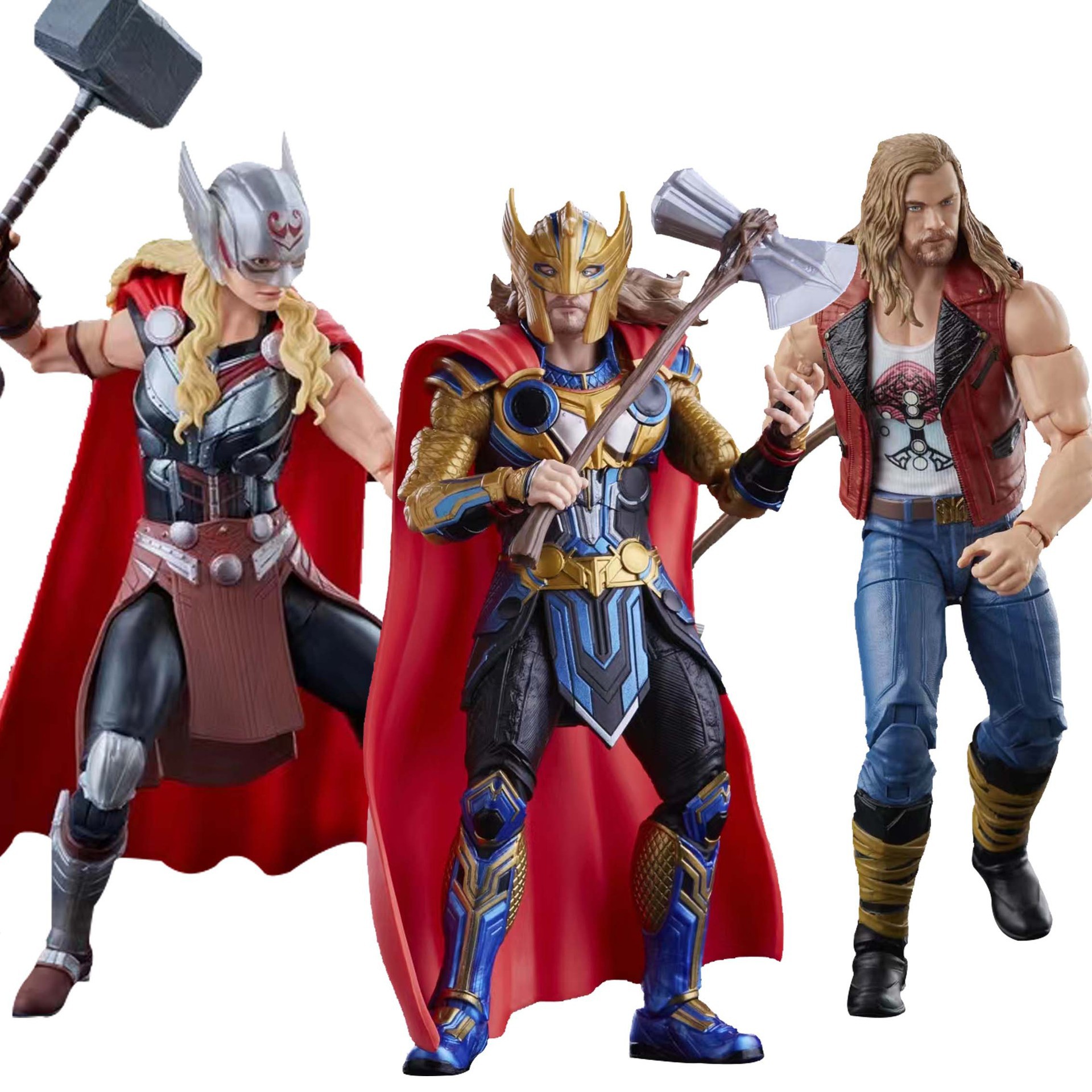 雷神4爱与雷霆女雷神可动模型ML Marvel Legends 6寸可动人偶手