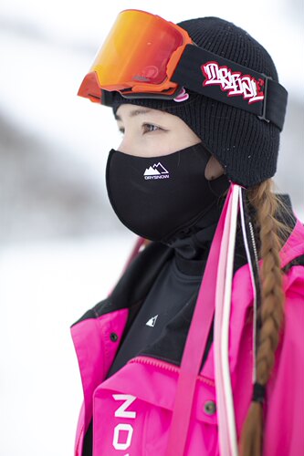 Drysnow 滑雪护脸挂耳口罩式小脸神器冬季防风骑行头套