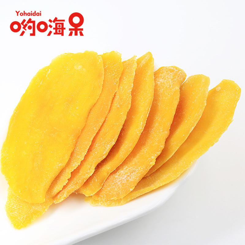 泰国进口芒果干500g芒果片休闲零食果干类天然干果大包散装菲律宾