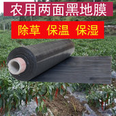 黑地膜农用除草防草膜全黑色银白色保温保湿 果树蔬菜种植塑料薄膜