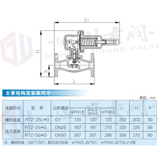 G型 燃气减压阀 燃气调压器RTZ 天然气调压器 煤气调压器