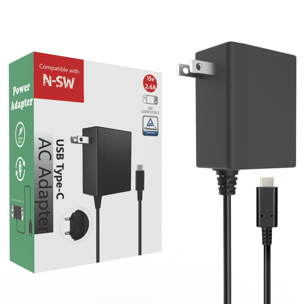 Switch1 Switch2 Ac Adapter电源 NS NX火牛 游戏机充电器15V2.6A