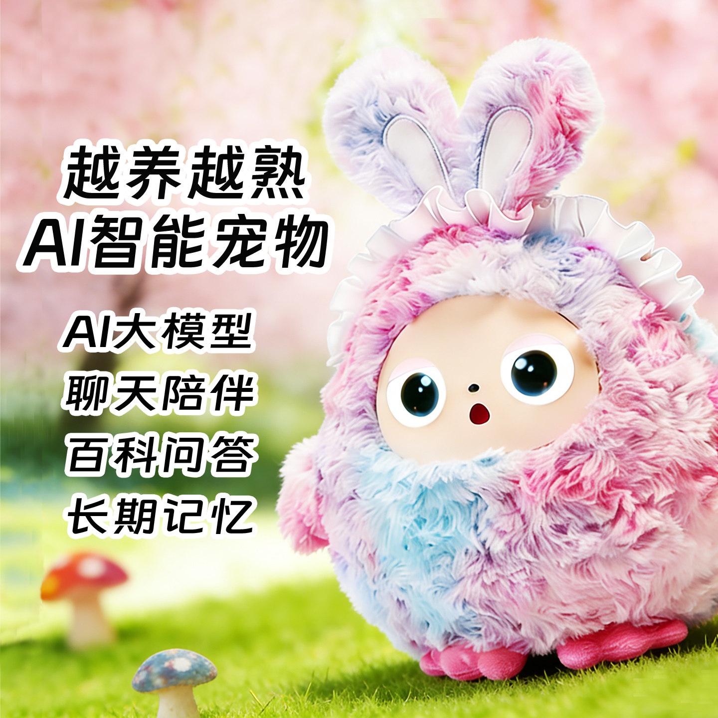 Ai智能机器人电子宠物陪伴毛绒儿童玩具男女孩子豆包聊天新年礼物,智能设备,AI陪伴精灵,淘宝优惠券,粉丝福利购,淘宝优惠卷
