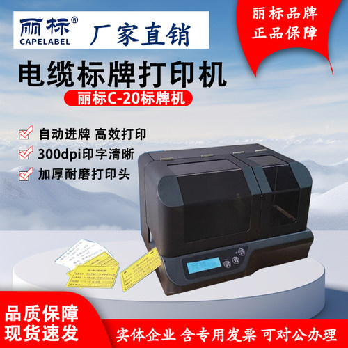 丽标C-20P电缆挂牌打印机
