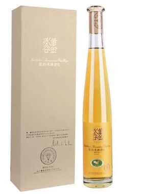 张裕黄金冰谷酒庄金钻级冰酒375ml6瓶装含6个手袋原箱原码冷藏饮