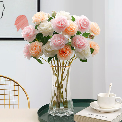 牡丹仿真花塑料假花客厅装饰花