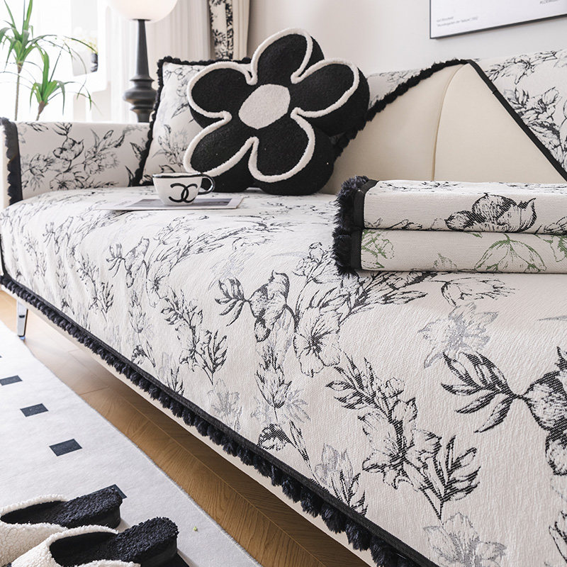 美式沙发垫四季通用防滑坐垫子轻奢高级感全包贵妃沙发套罩盖布巾