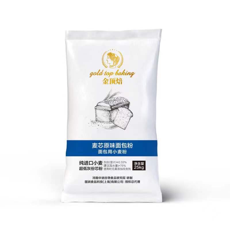 金顶焙高筋面包麦芯原味图片