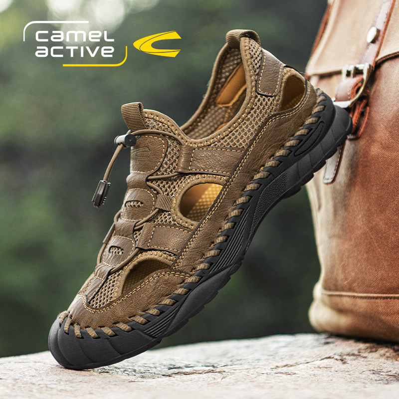 德国骆驼动感夏季网面网布凉鞋男士网眼鞋驾车鞋户外耐磨防滑休闲,流行男鞋,休闲凉鞋,淘宝优惠券,粉丝福利购,淘宝优惠卷