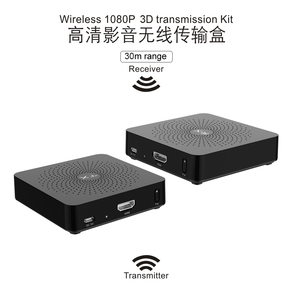 ÎÞÏßÊÓÆµ´«ÊäÆ÷ͬÆÁÆ÷ HDMI¸ßÇåÎÞÏßÓ°Òô´«ÊäÆ÷ ͶӰ1080PÍÆËͱ¦