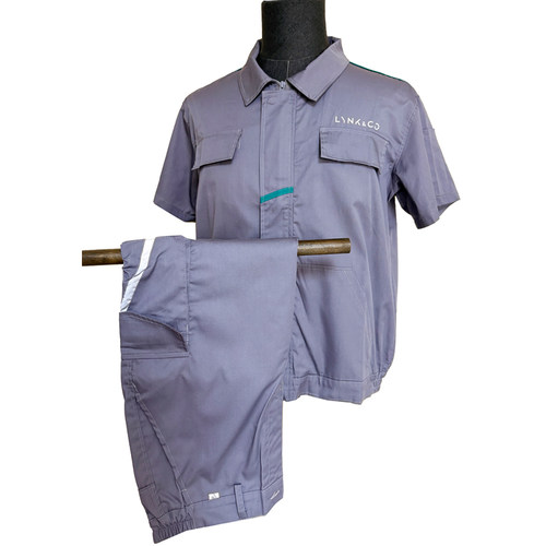 领克工作服夏季短袖车间