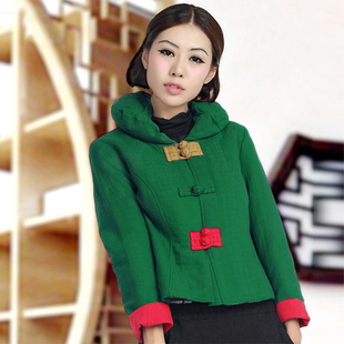 棉袄加厚中国风 民族风盘扣妈妈唐装 复古棉衣女中国风唐装 秋冬短款