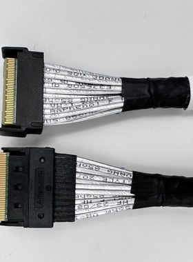 MCIO 8I转SFF-8654 8I 100CM高速线缆支持PCIe SAS/SATA