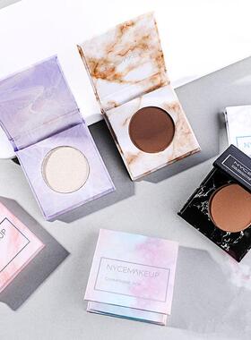 NyceMakeup修容盘高光NYCE黑盒粉饼立体鼻侧影发际线哑光提亮阴影
