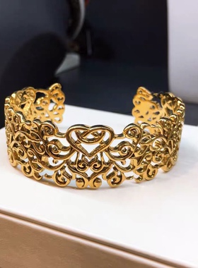 手镯韩国tosienna镀18k真金祥云