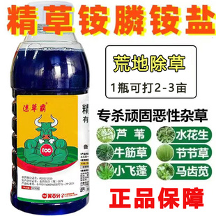 速草霸精草铵磷铵盐正品除草剂杀草剂农药荒地专用草胺磷除草剂