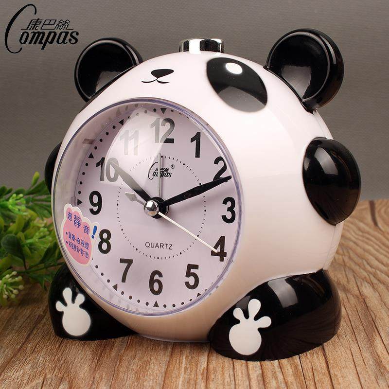 康巴丝卡通可爱熊猫包邮特价闹钟