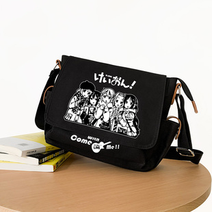 轻音少女!K-ON动漫二次元平泽唯秋山澪周边学生单肩包斜挎包上课