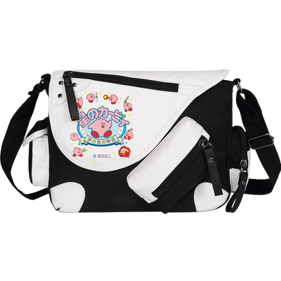 秀洛星之卡比周边联名斜挎包Switch周边单肩包新星同盟背包机车包