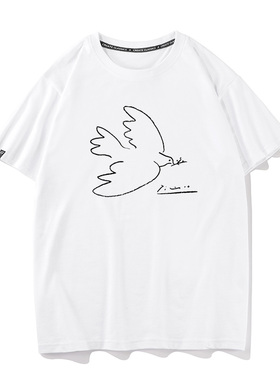 秀洛The Art of Picasso 艺术生周边毕加索艺术夏季短袖T恤男女