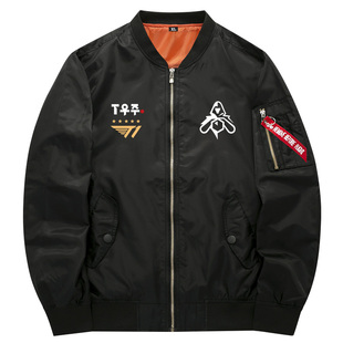 秀洛S15世界赛LPL出征服SKT T1战队队服FAKER同款夹克飞行服