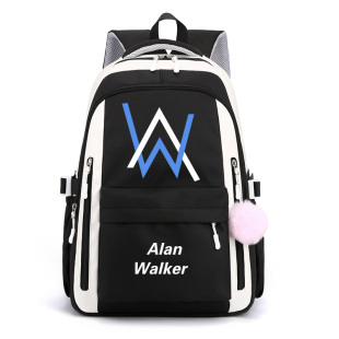 秀洛dj艾伦AlanWalker周边书包双肩包中小学生双肩背包faded沃克