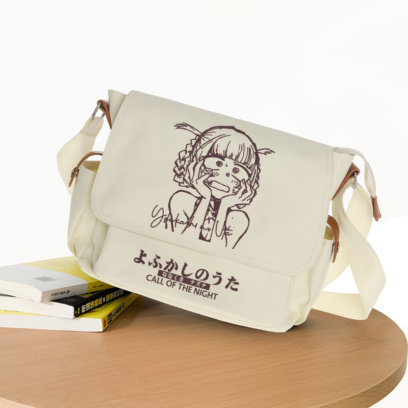 彻夜之歌动漫周边七草荠同人初高中男女学生单肩斜挎包邮差包日系