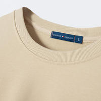 Xiuluo's funny, creative, hardworking and enduring sweatshirt for autumn and winter is a pure cotton loose top with a round neck and a pull-up hairstyle for teenagers thumbnail 5