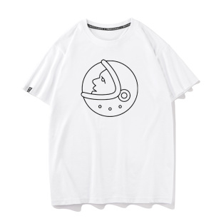 秀洛spaceX马斯克火箭宇航员头像衣服纯棉打底衫纯棉短袖T恤男女