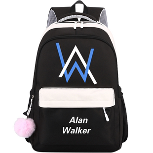 dj艾伦AlanWalker小学生双肩包初中生双肩背包faded周边书包沃克