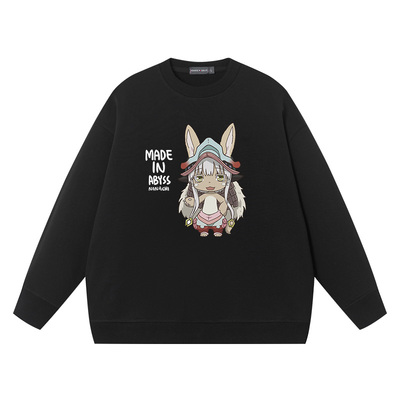 秀洛衣服动漫周边莉可雷格二次元定制纯棉宽松圆领卫衣春来自深渊