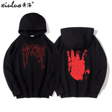 秀洛Revenge衣服Hoodie卫衣连帽衫男女xxxtentacion限量上衣