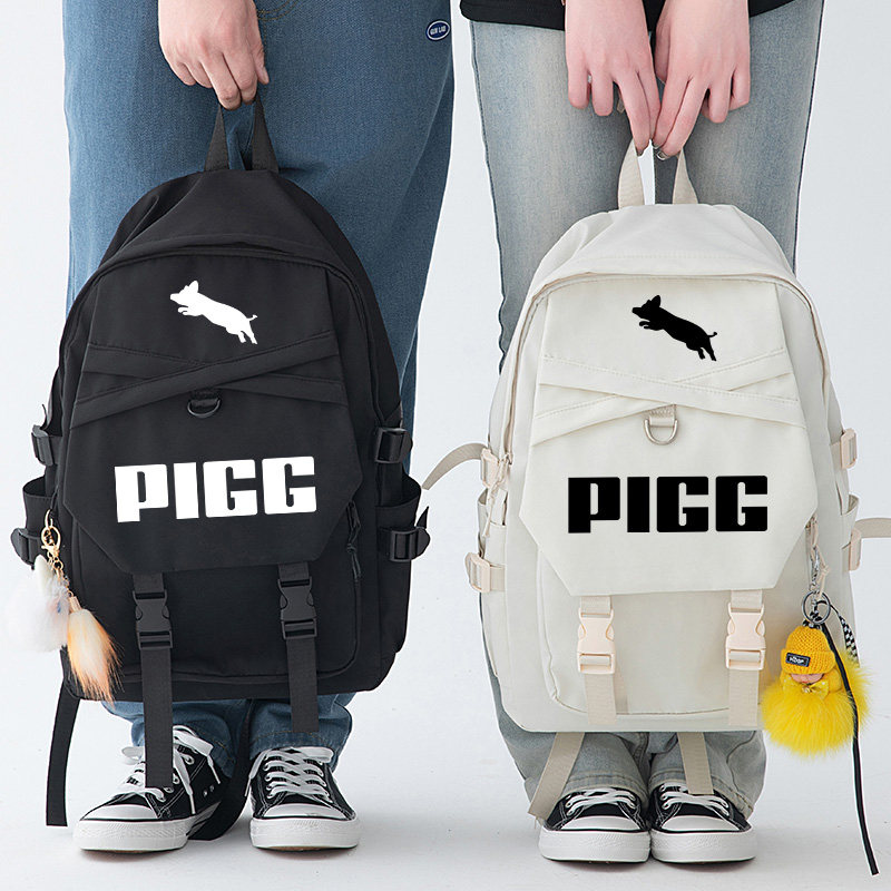 秀洛PIGG小猪会飞的佩姬双肩包搞笑猪猪书包休闲背包减负轻便学生