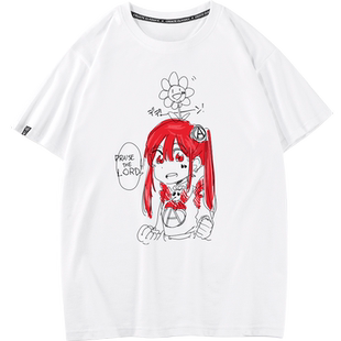 秀洛NightClub X Jun Inagawa二次元魔法少女衣服短袖T恤男女半袖