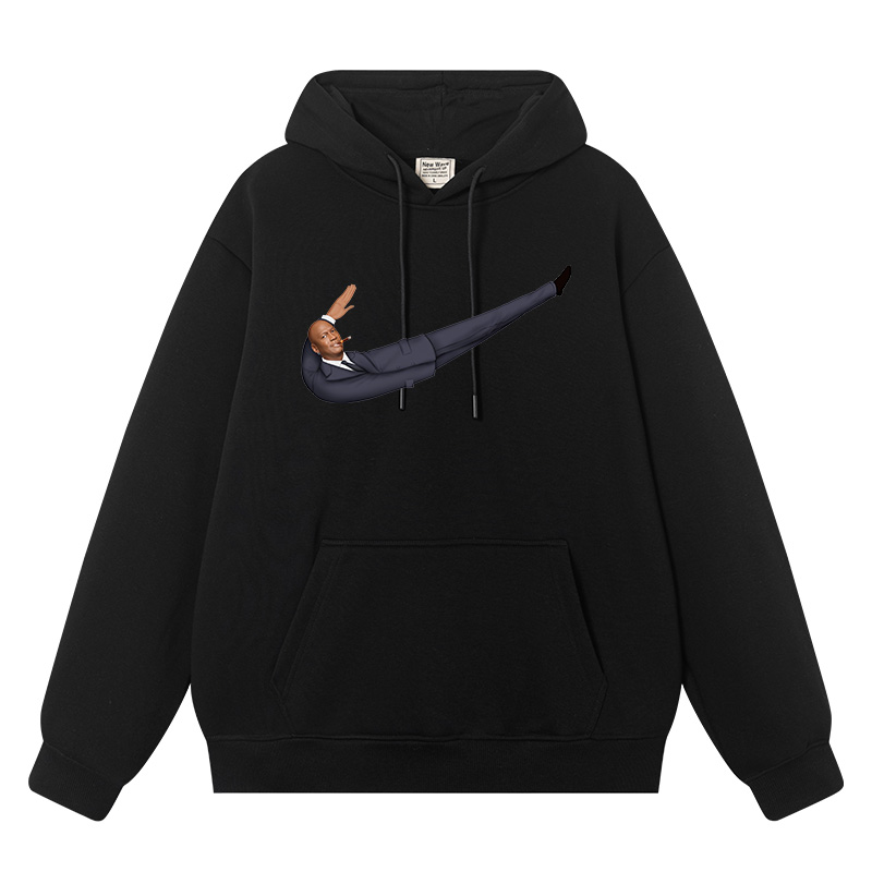 创意美式加绒加厚上衣服套头卫衣