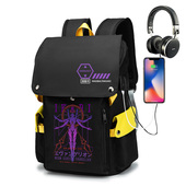 秀洛EVA新世纪动漫书包初号机男女孩双肩包小学生大容量双肩背包