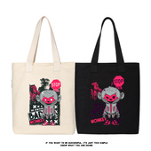 秀洛坏猴子Bad Monkeys周边反战系列单肩斜挎手提包购物袋托特包