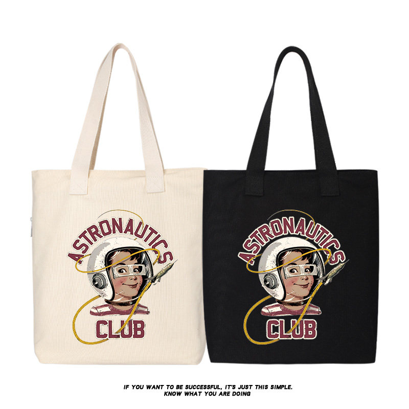 秀洛星际牛仔宇航员周边帆布包单肩斜挎手提包购物袋托特包大容量,箱包皮具/热销女包/男包,通用款女包,淘宝优惠券,粉丝福利购,淘宝优惠卷