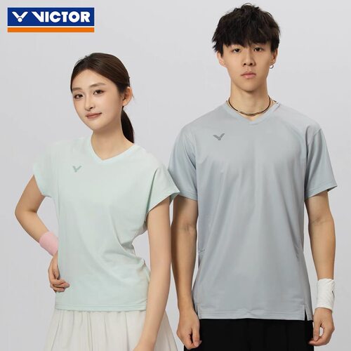 VICTOR胜利羽毛球服吸汗透气短袖