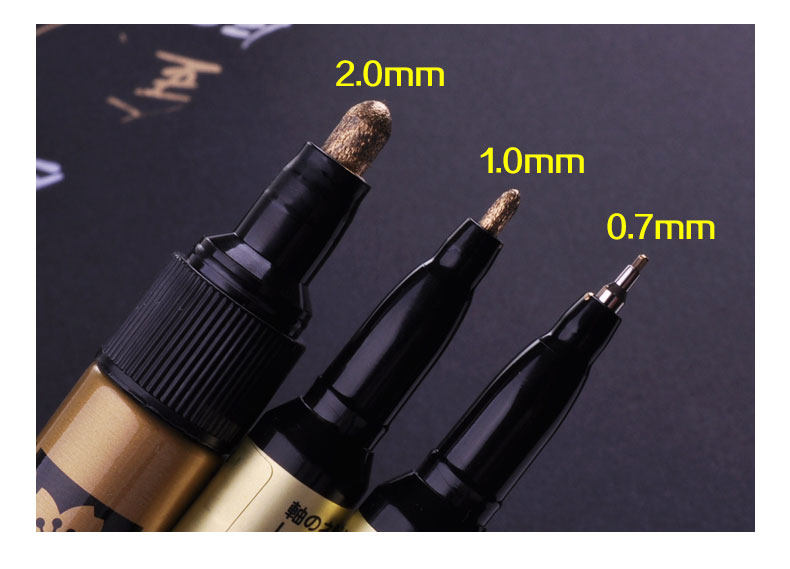 日本樱花SAKURA油漆笔0.7(金色 银色 白色可选)高光笔 签名笔