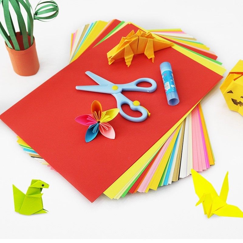 悦声200g克厚a4彩色卡纸马卡龙a4彩纸手工材料剪纸diy装饰绘画纸