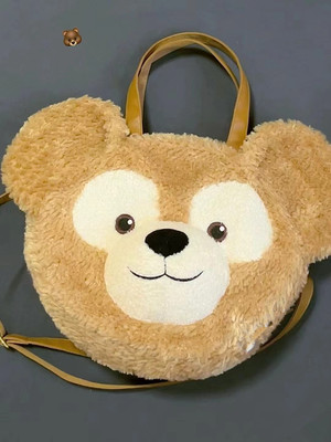 赵露思百搭卡通小熊玩偶双肩包