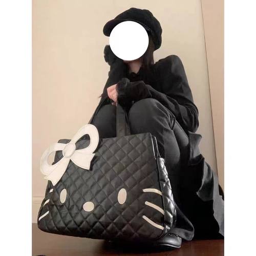 HelloKitty大容量托特包女通勤百搭购物收纳包可爱蝴蝶结手提包包